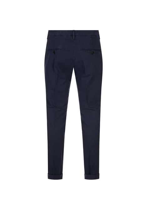 Pantaloni Gaubert Slim Chino In Gabardina Manopesca Blu DONDUP | UP235-GSE046 IZ1866